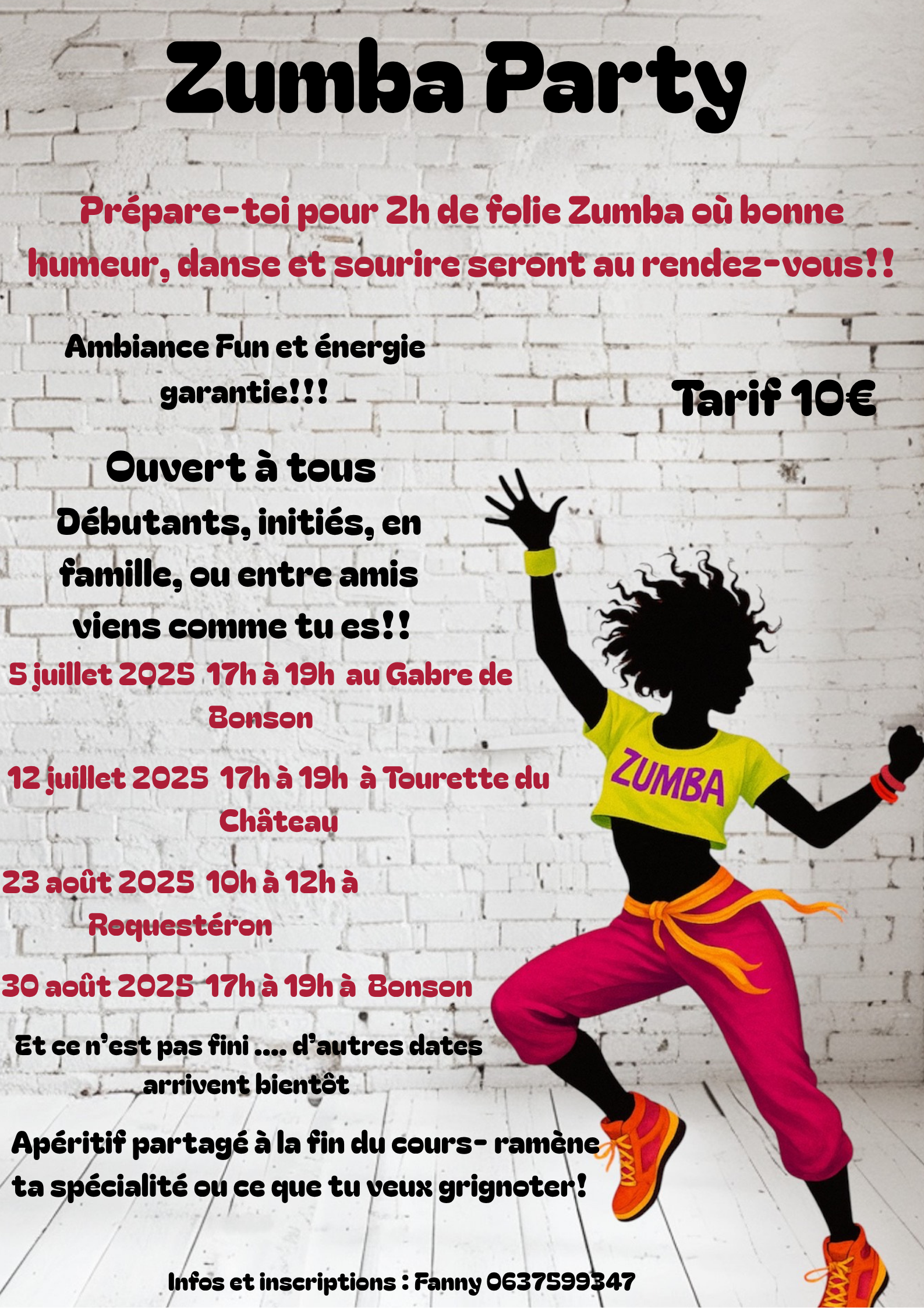 Affiche été (002) Zumba